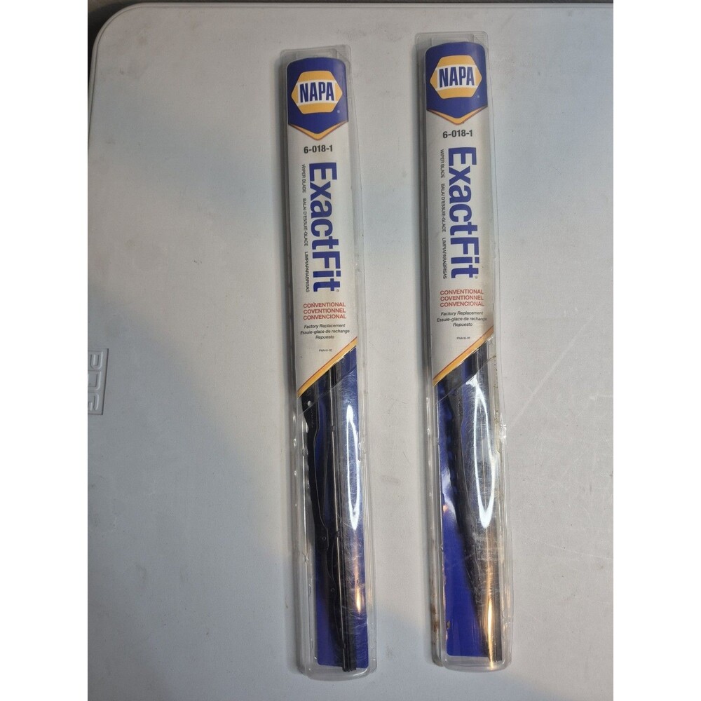 NEW NAPA ExactFit 18" Conventional Wiper Blades (2 Pack) 6-018-1